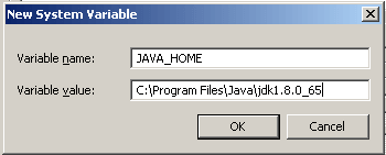Настроим системную переменную JAVA_HOME - Как установить Java (JDK)