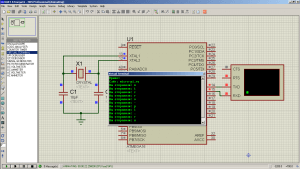 Схема подключения. USART/UART на ATmega16 - Обмен данными по последовательному каналу (3)