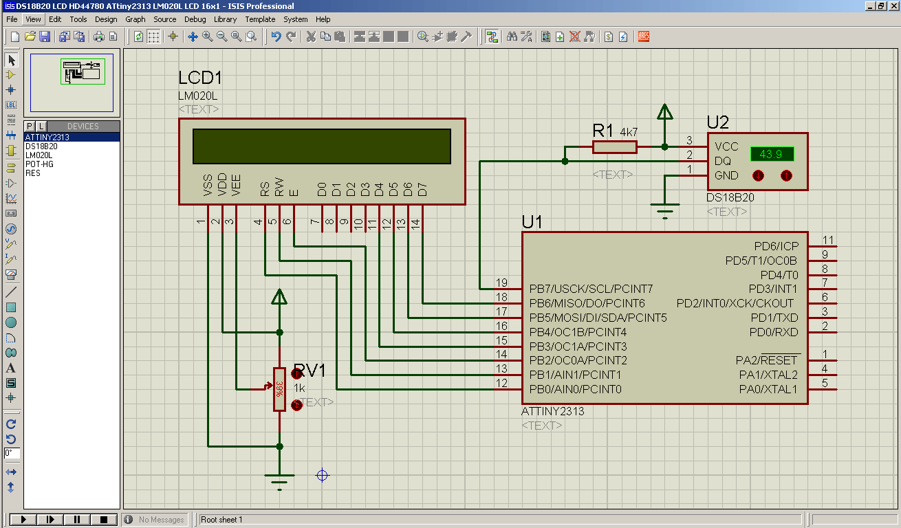 Проекты для attiny2313