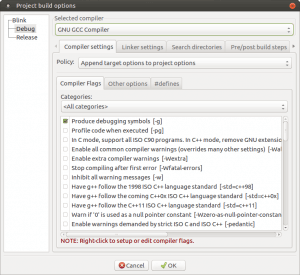 Установка и настройка Code::blocks на Banana Pi, Orange PI и Raspberry Pi под Ubuntu (10)