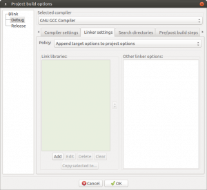Установка и настройка Code::blocks на Banana Pi, Orange PI и Raspberry Pi под Ubuntu (11)