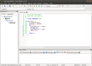 Установка и настройка Code::blocks на Banana Pi, Orange PI и Raspberry Pi под Ubuntu (7)
