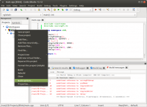 Установка и настройка Code::blocks на Banana Pi, Orange PI и Raspberry Pi под Ubuntu (9)