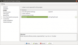 Установка и настройка CodeLite на Banana Pi, Orange PI и Raspberry Pi под Ubuntu (20)