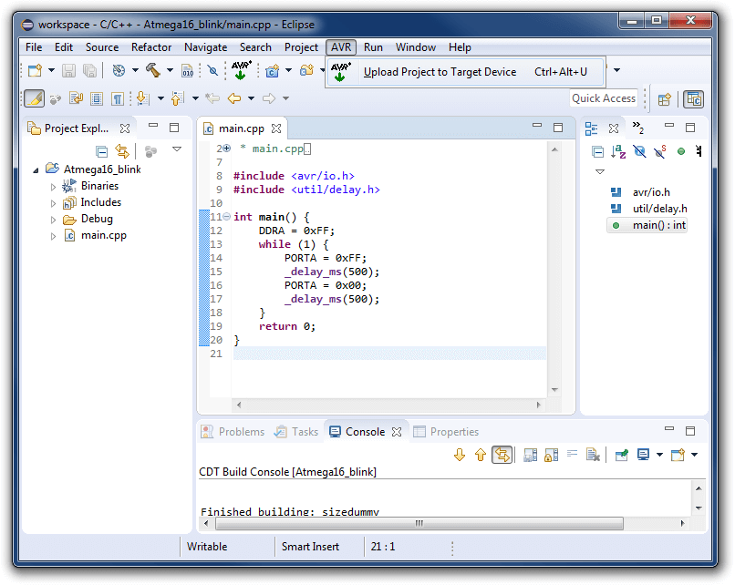 Main cpp c. Eclipse c++. Eclipse программирование. Eclipse программа для программирования. Eclipse CDT.