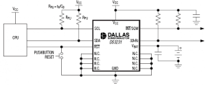 Typical wiring diagram for DS3231