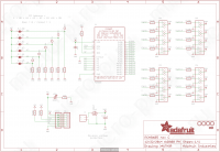 Принципиальная схема PCA9685 adafruit