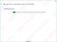 Установка драйвера для PL2303 - Installing drivers...