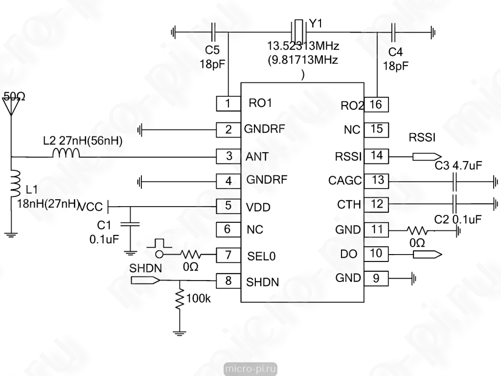 Ydk 30 схема радиомодуль