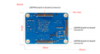 Orange Pi Compute Module 5 — вид снизу и размеры