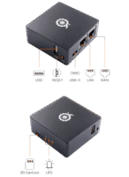 Orange Pi R1 Plus LTS — разъёмы