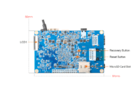 Orange Pi 4 LTS — вид снизу