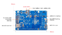 Orange Pi 4 Pro — вид снизу