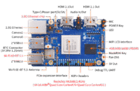 Orange Pi 5 Max — вид сверху