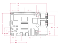 Raspberry Pi 5 - Dimensions