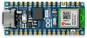 Плата Arduino Nano ESP32, вид сверху