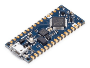 Плата Arduino Nano Every, вид сверху