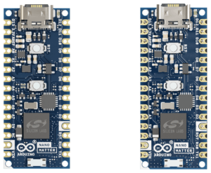 Плата Arduino Nano Matter: варианты без выводов (ABX00112) и с выводами (ABX00137)