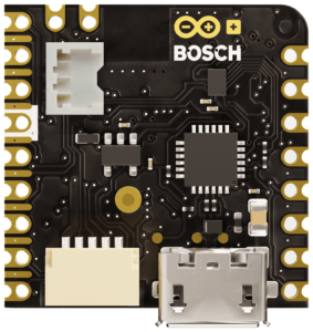 Плата Arduino Nicla Sense ME, вид сверху