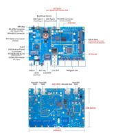 Banana Pi BPI-R4 Lite - интерфейсы платы