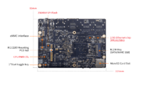 Orange Pi AIpro 20T — вид снизу и размеры