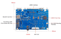 OrangePi RV2 - вид снизу