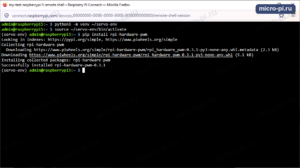 Терминал Raspberry Pi: python3 -m venv ~/servo-env, source ~/servo-env/bin/activate и pip install rpi-hardware-pwm с сообщением Successfully installed rpi-hardware-pwm-0.3.1