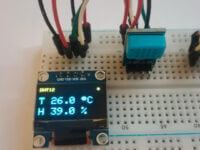 Датчик DHT12 и OLED-экран